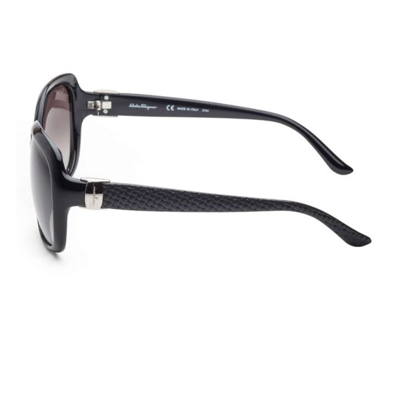Ferragamo SF739SA 001 59-15-135mm Black Square Sunglasses main image 5